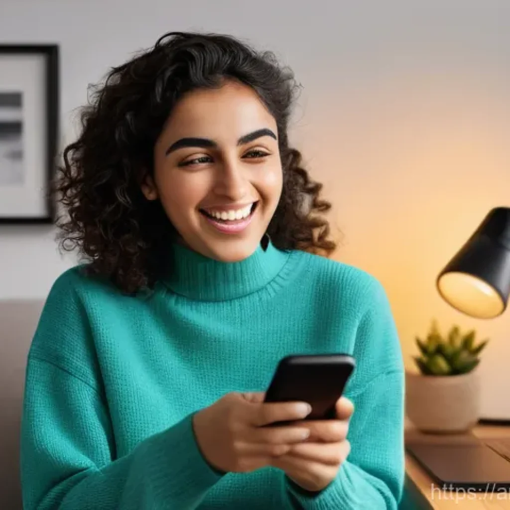 숏폼 콘텐츠 제작에 대한 자주 묻는 질문 - **Prompt:** A vibrant, medium shot of a cheerful Arab young woman, in her early twenties, enthusiast...