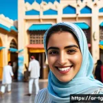 Home 22 숏폼 콘텐츠에서의 브랜드 목소리 정의하기 - **Prompt:** A vibrant and engaging young Arab content creator, with a genuine, friendly smile, dress...